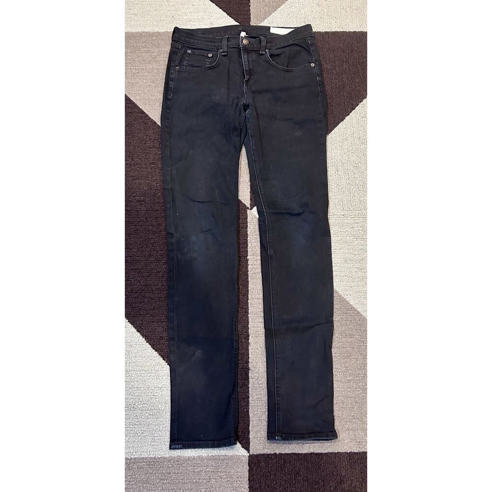 Rag and Bone Size 27 Dark Denim Skinny‎ Jeans Style W1513K520 Coal Denim Jeans